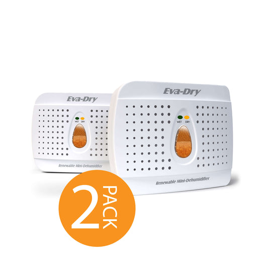 Eva-Dry E-333 Mini Dehumidifier – 2-Pack
