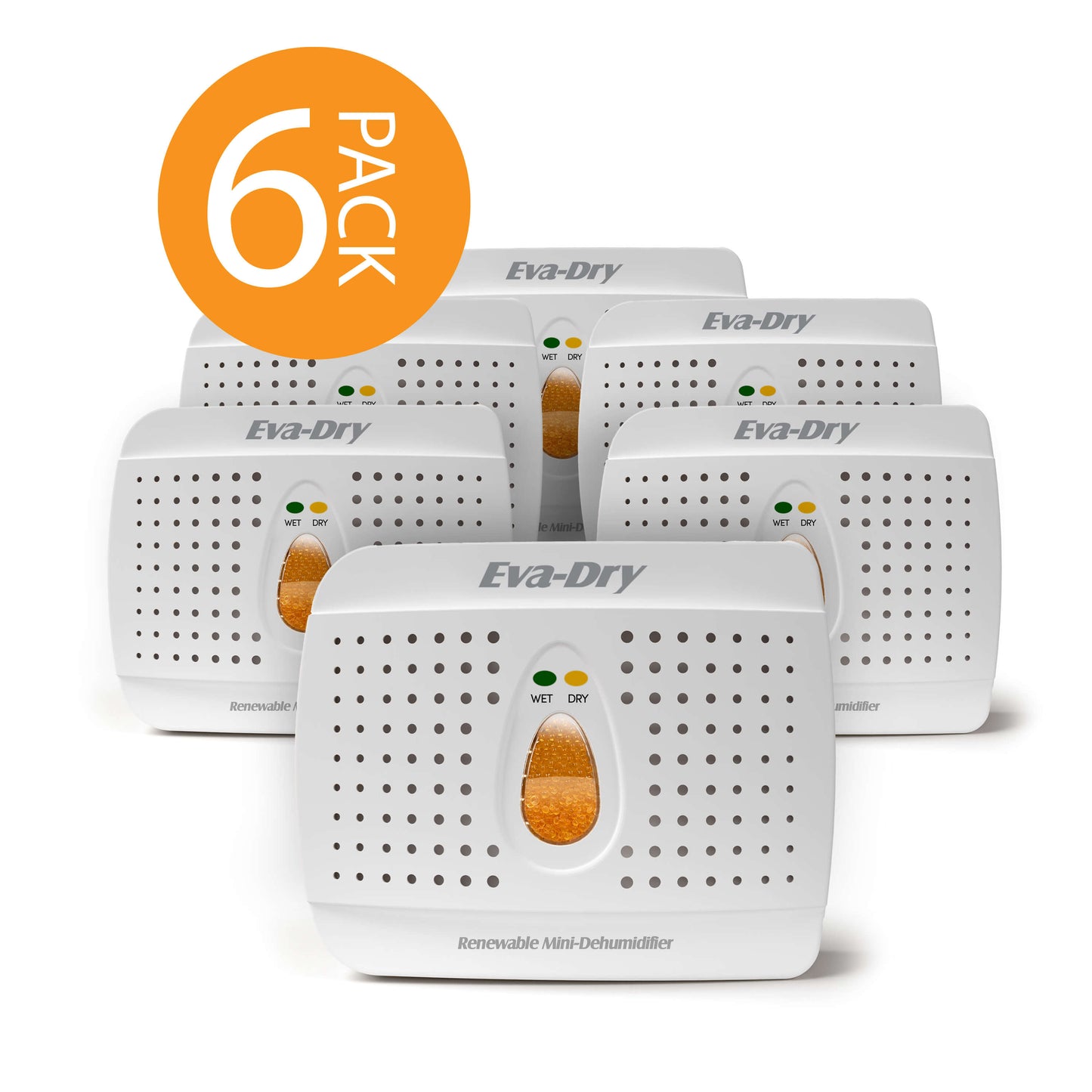 Eva-Dry E-333 Mini Dehumidifier – 6-Pack